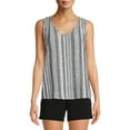 thumbnail image 1 of Time and Tru Women's V-Neck Tank Top, Sizes XS-XXXL, 1 of 5