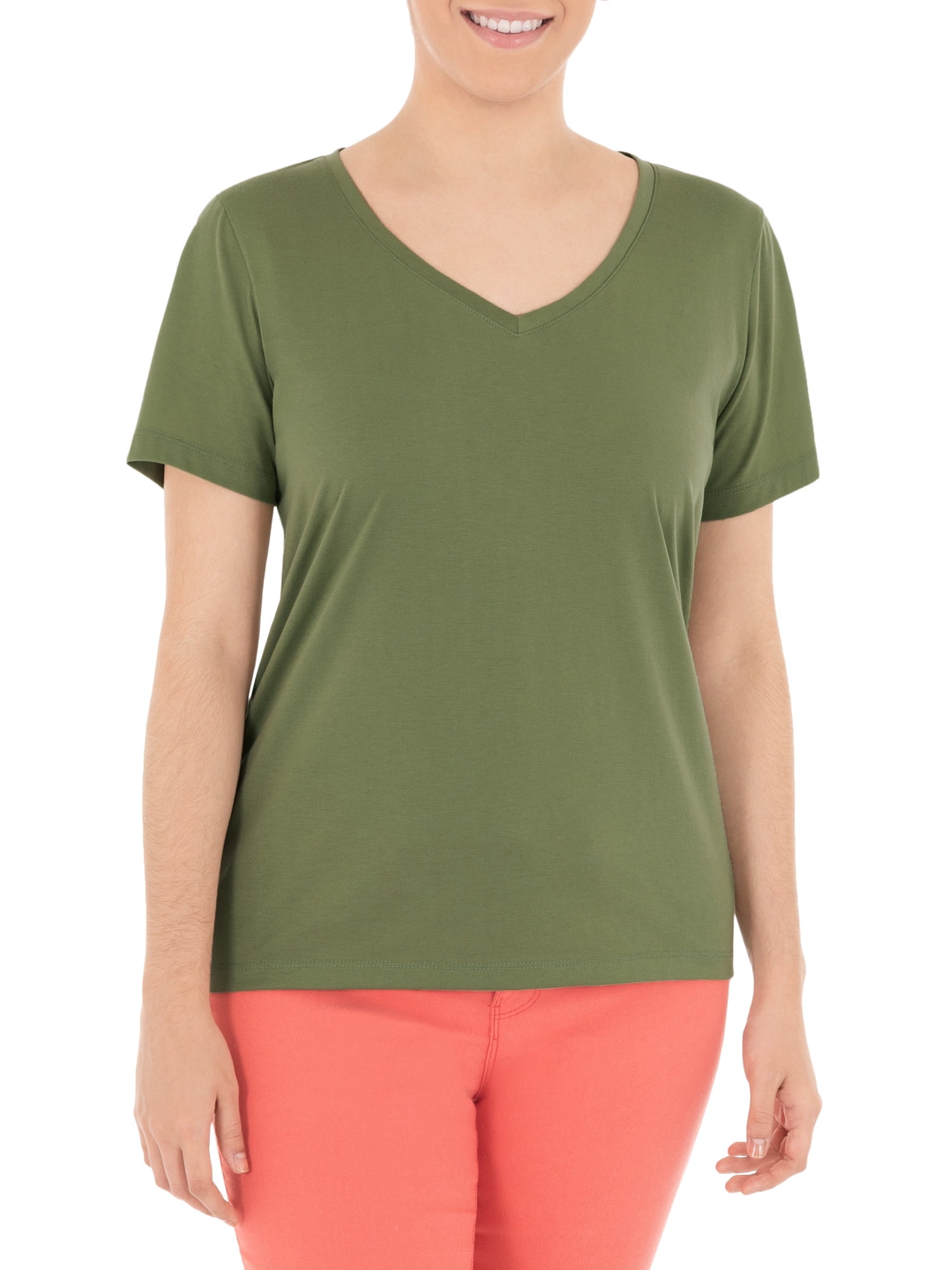 Time and Tru Women's V-Neck Tee