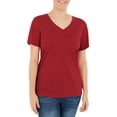 thumbnail image 1 of Time and Tru Women's V-Neck Tee, 1 of 6