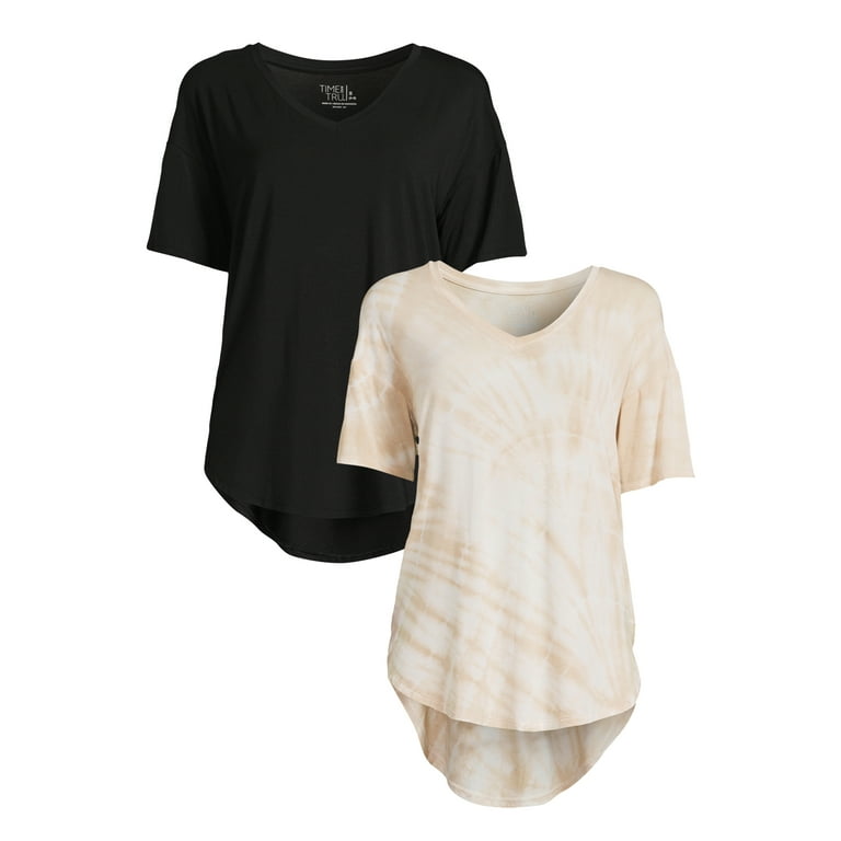 walmart women's v neck t shirts