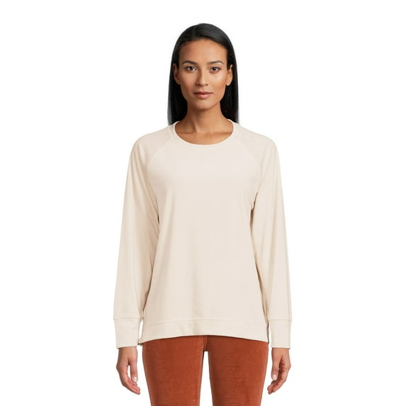 Time and Tru Women's Velour Sweatshirt