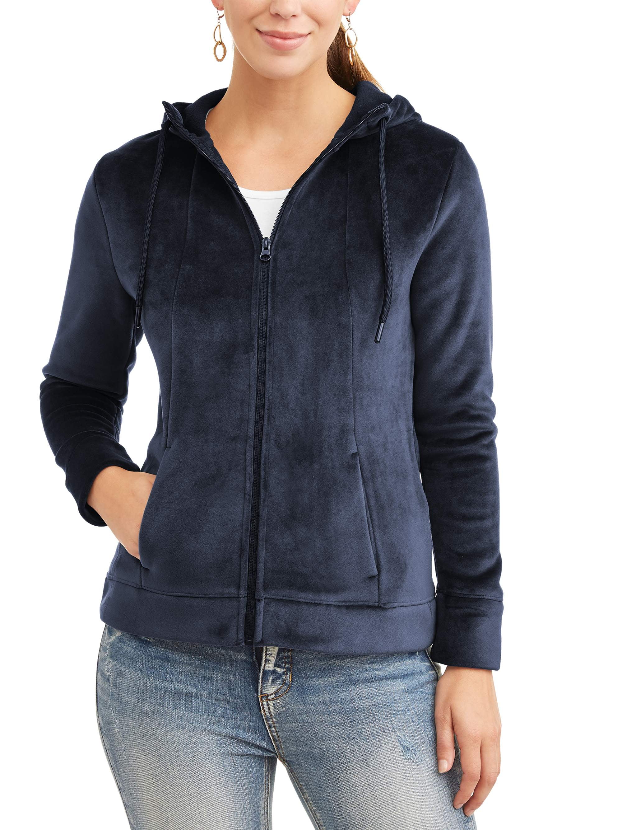 Time and Tru Women s Velvet Jacket Walmart