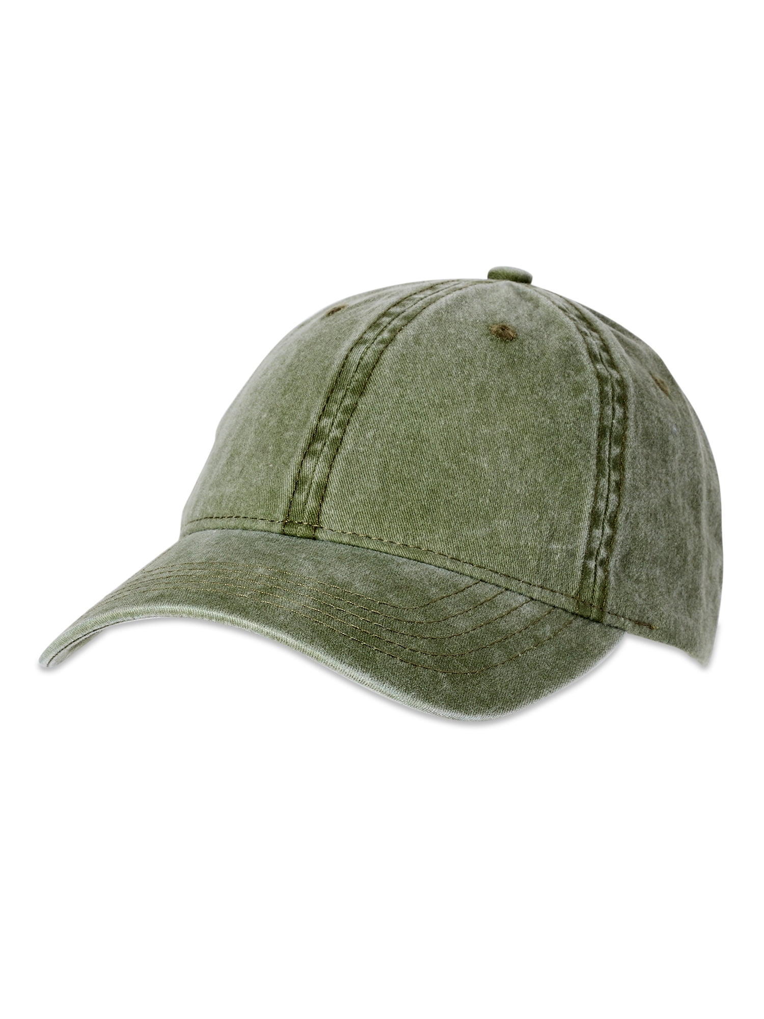 Time and Tru Women's Washed Cotton Twill Baseball Hat, Sea Turtle