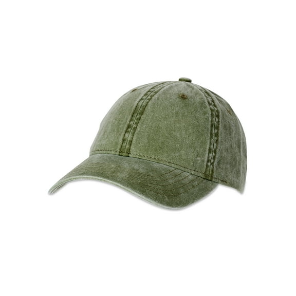 Time and Tru Women's Washed Cotton Twill Baseball Hat, Sea Turtle