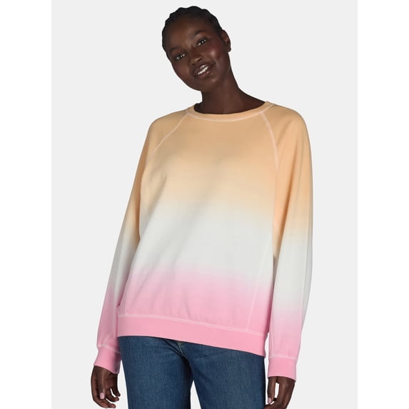 Time and Tru Washed Sweatshirt, Sizes XS-XXXL