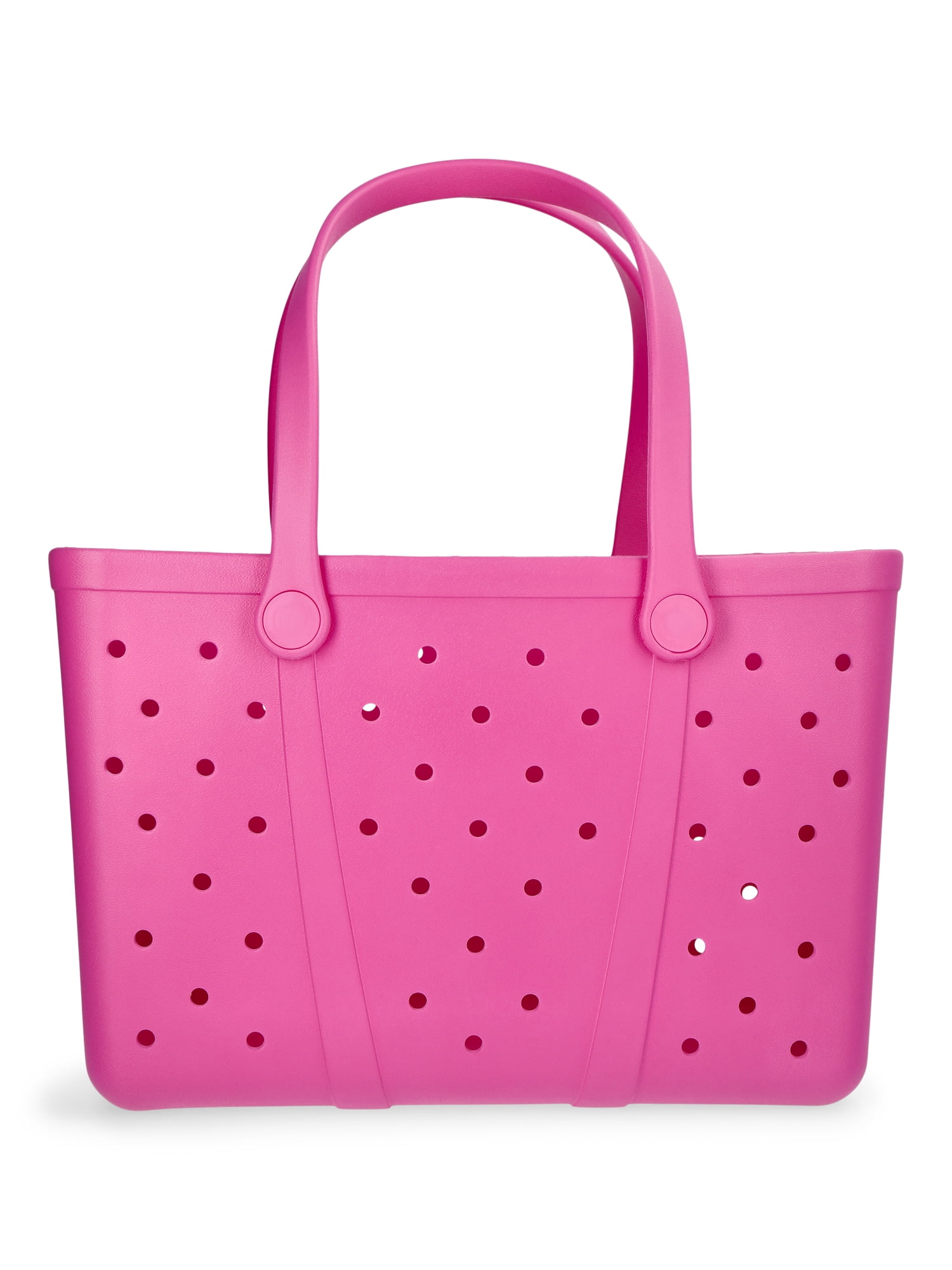 Women's Waterproof EVA Beach Tote Bag, Hot Pink