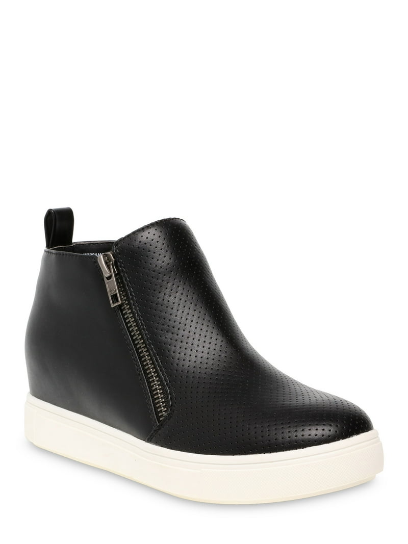 Time and Tru Women's Wedge Sneaker, Wide Width Available