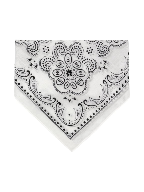 Women's Western Star Bandana, Arctic White, One Size Fits Most