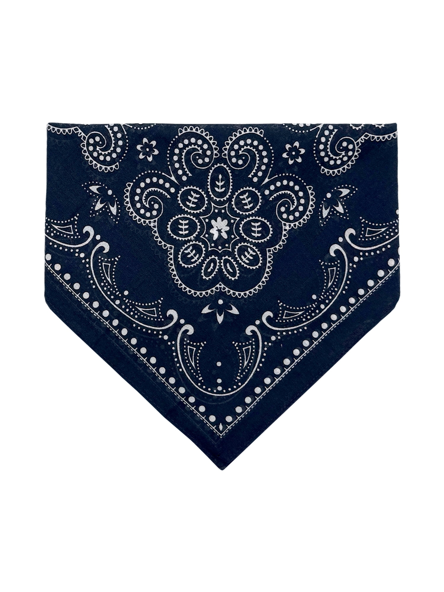Time and Tru Women's Western Star Bandana, Blue Cove, One Size Fits Most