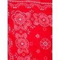 Time and Tru Women's Western Star Bandana Red Light