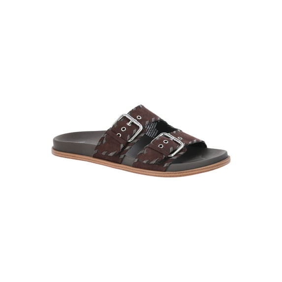 Time and Tru Women's Whipstitch Footbed Sandals