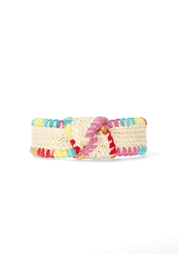 Women’s Whipstitch Top Knot Headband, Pink