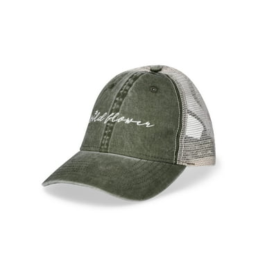 Time and Tru Women's Wild Flower Trucker Hat