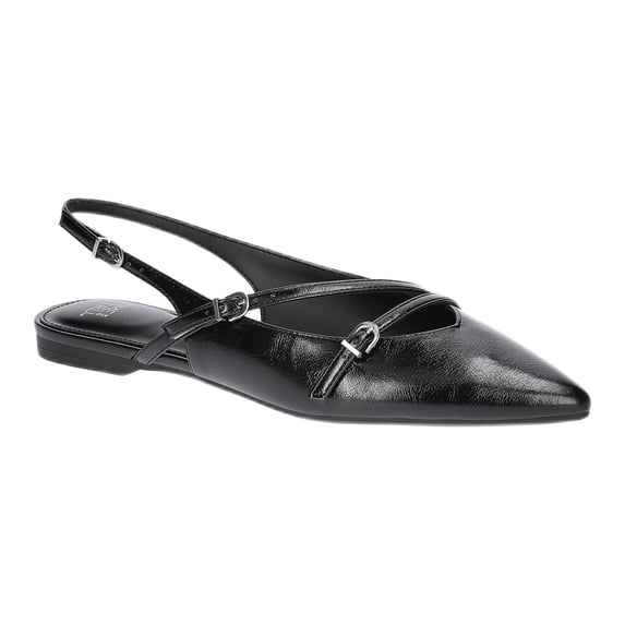 Time and Tru Women's Strappy Sling Back Flats