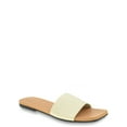 thumbnail image 1 of Time and Tru Women's Woven Slide Sandal, 1 of 5