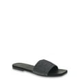thumbnail image 1 of Time and Tru Women's Woven Slide Sandal, 1 of 5