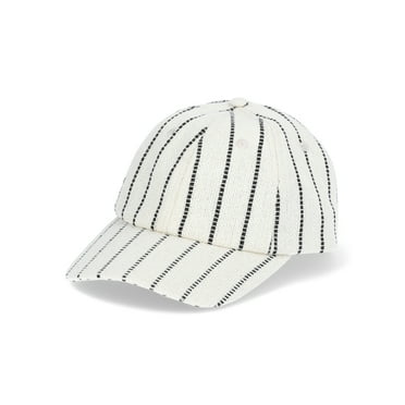 Time and Tru Women’s Woven Stripe Baseball Hat