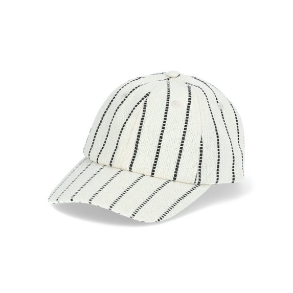 Time and Tru Women’s Woven Stripe Baseball Hat