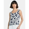 thumbnail image 1 of Time and Tru Women's Woven Tank Top, Sizes XS-XXXL, 1 of 5