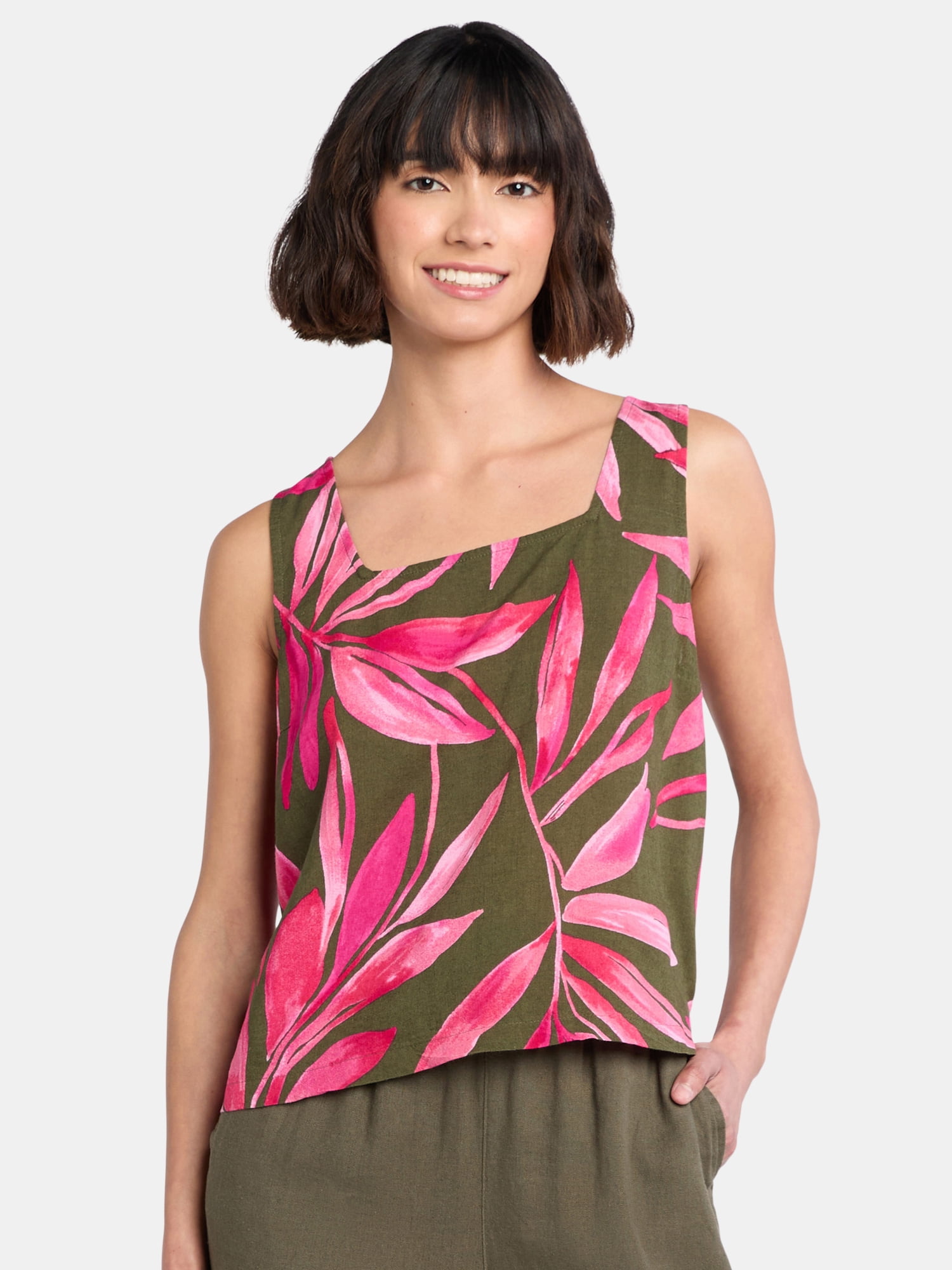BLISSFUL LOVE WOVEN TANK TOP
