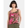 thumbnail image 1 of Time and Tru Women's Woven Tank Top, Sizes XS-XXXL, 1 of 5