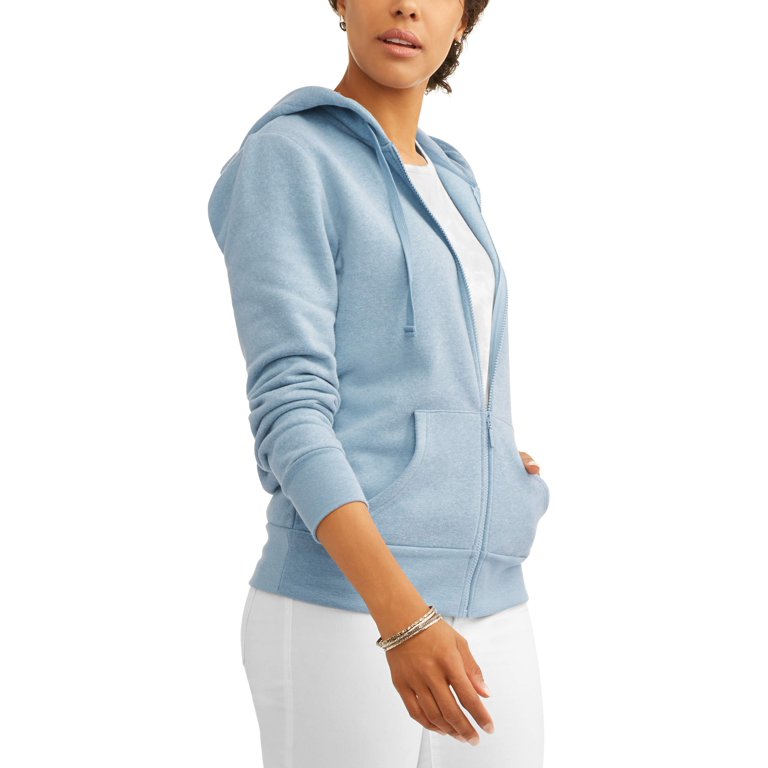 Time and Tru Women's Zip Up Hoodie Sweatshirt 