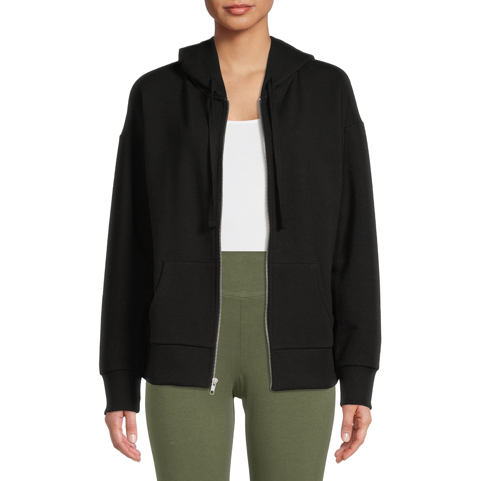 Time and Tru Women's Zip Up Hoodie - Walmart.com