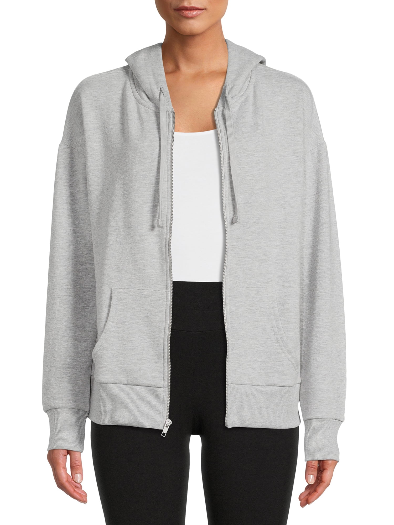 Tan And Brown Polka Dot Women's Zip Up Hoodie