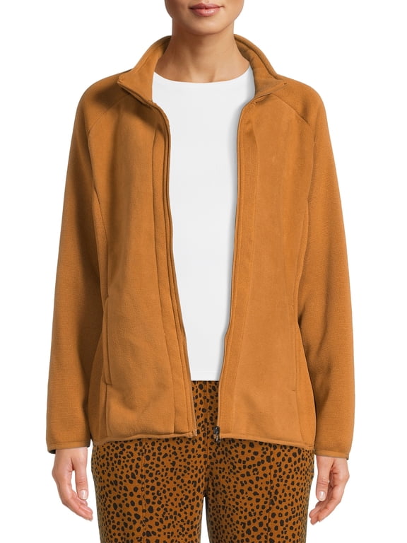 Women's and Plus Bonded Fleece Jacket