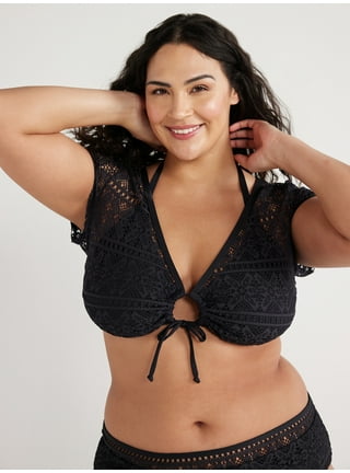 Buy Smart & Sexy Women's Plus-Size Long Lined Underwire Bikini Top