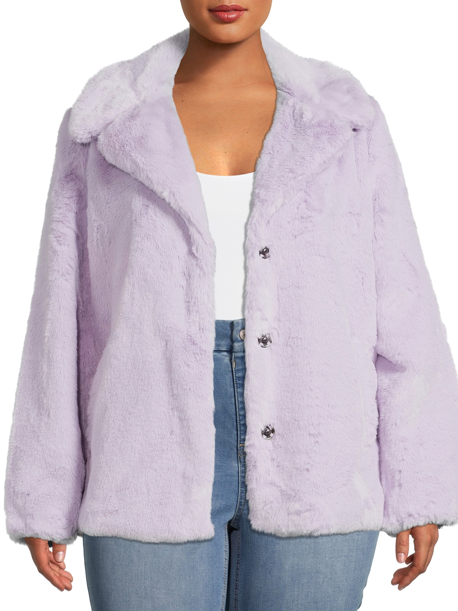 Women’s Faux Fur Cropped Jacket main image 0