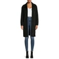 thumbnail image 1 of Time and Tru Women's and Plus Long Shacket Coat, 1 of 5