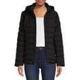 thumbnail image 1 of Time and Tru Women's and Plus Packable Stretch Zip Up Puffer Jacket, 1 of 5