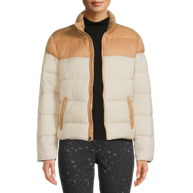 Time and Tru Women's and Plus Puffer Jacket