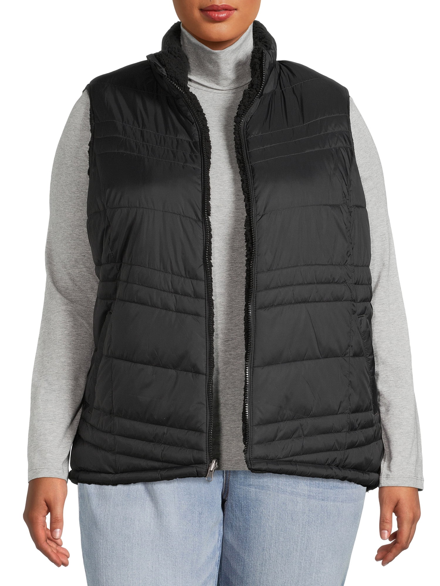 Time and Tru Women's and Plus Reversible Vest