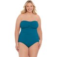 thumbnail image 1 of Time and Tru Women’s and Women’s Plus Bandeau Twist Front One Piece Swimsuit, Sizes XS-3X, 1 of 7