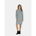 thumbnail image 1 of Time and Tru Women's and Women's Plus Cable Sweater Dress with Long Sleeves, Sizes XS-3XL, 1 of 4