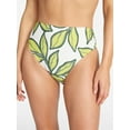 thumbnail image 1 of Time and Tru Women's Side Shirred Bikini Bottoms, Sizes XS-XL, 1 of 6