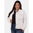 thumbnail image 1 of Time and Tru Women's and Women's Plus Denim Jacket, Sizes XS-4X, 1 of 5