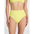 thumbnail image 1 of Time and Tru Women's and Women's Plus Ribbed High Waisted Bikini Bottoms, Sizes XS-3X, 1 of 5