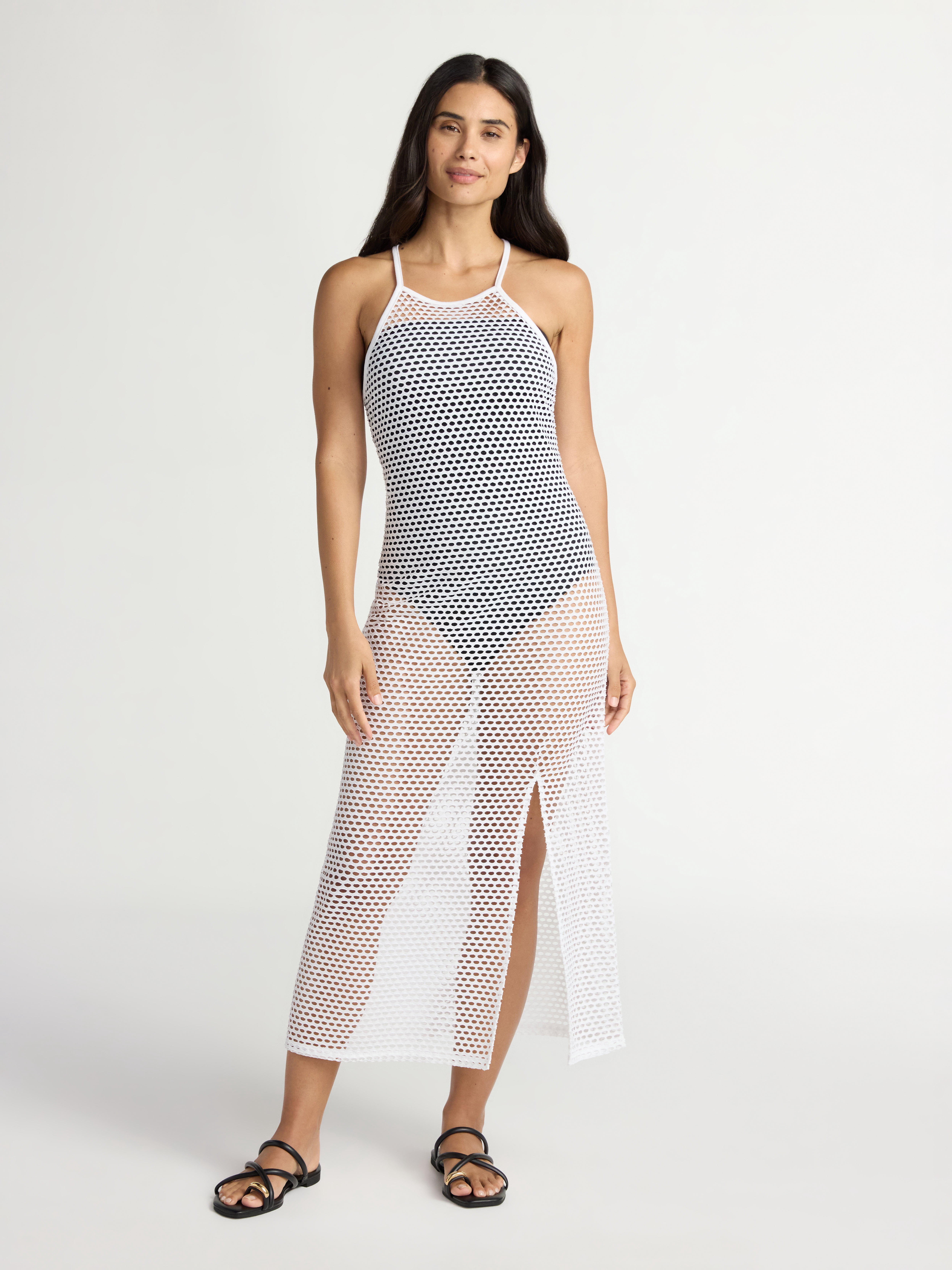 Time and Tru Women's and Women's Plus Halter Swim Coverup Dress. Sizes XS-3X