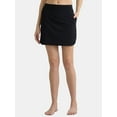 thumbnail image 1 of Time and Tru Women's and Women's Plus High Waist Swim Skirt with UPF30+, Sizes XS-3X, 1 of 5