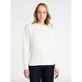 thumbnail image 1 of Time and Tru Women's and Women's Plus Long Sleeve Chenille Pullover, Sizes XS-4X, 1 of 6