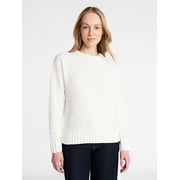 Women's and Women's Plus Long Sleeve Chenille Pullover, Sizes XS-4X