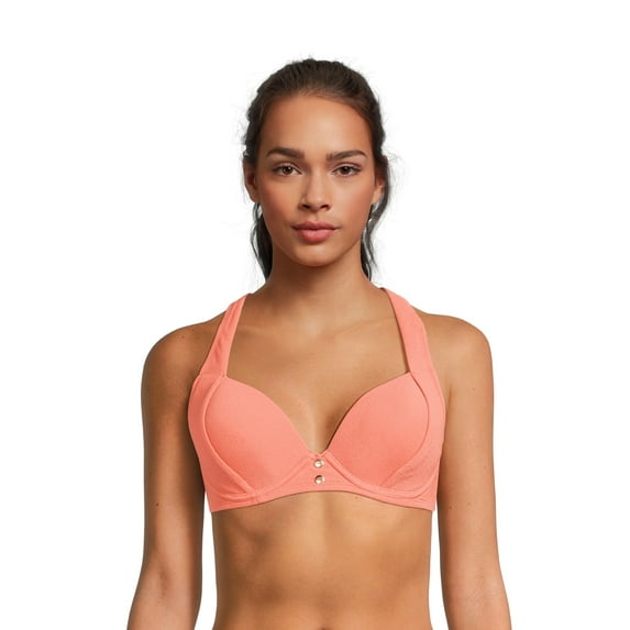 Time and Tru Women's and Women's Plus Mid Rise Bikini Bottoms, Sizes S-3X