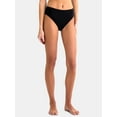 thumbnail image 1 of Time and Tru Women's and Women’s Plus Mid-Rise Bikini Bottoms, Sizes S-3X, 1 of 5