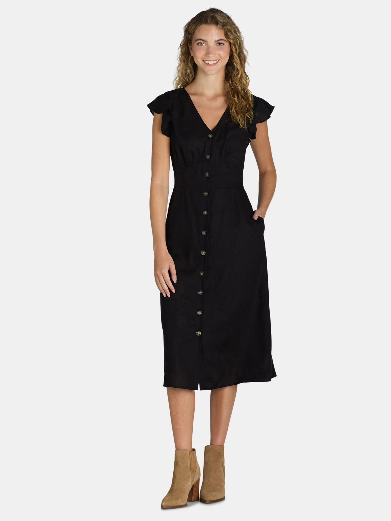 Robe Midi Floral Rifle - Taille Grande XXL (20) - Manches Courtes - Neuf Avec Étiquettes