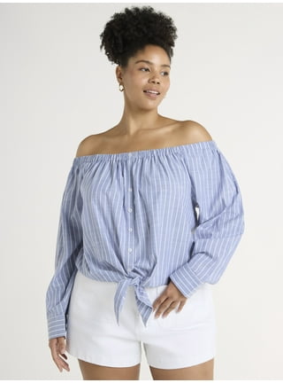 Plus Size Off Shoulder Tops