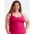 thumbnail image 1 of Time and Tru Women's and Women's Plus Plunge Tankini Top, Sizes XS-2X, 1 of 4