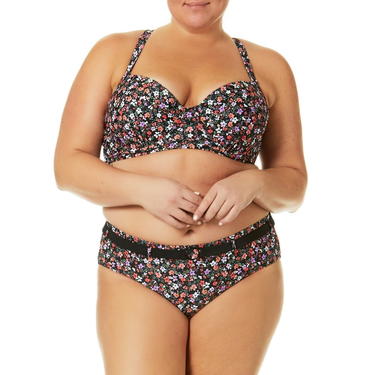 High waisted swim bottoms walmart discount